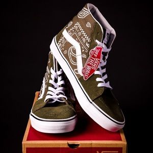 Vans Sk8-Hi Peace Paisley Grape Leaf